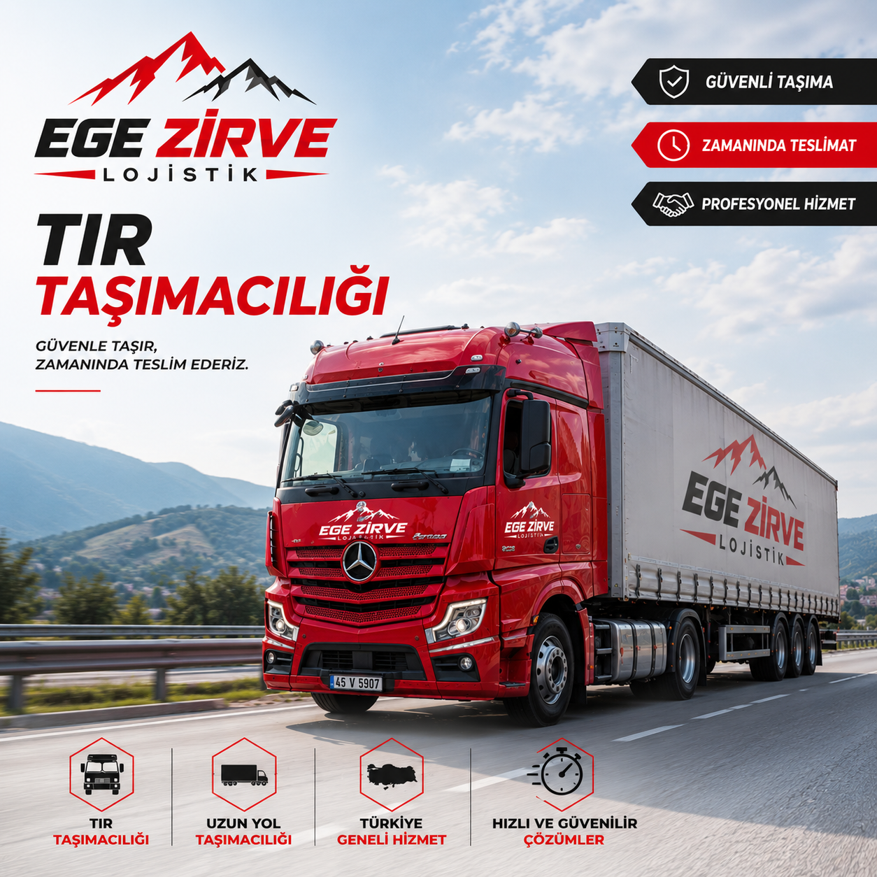 Ege Zirve Lojistik TIR taşımacılığı